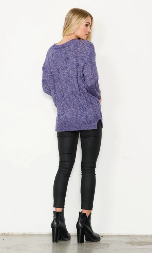 CAB- Cable Knit Jumper