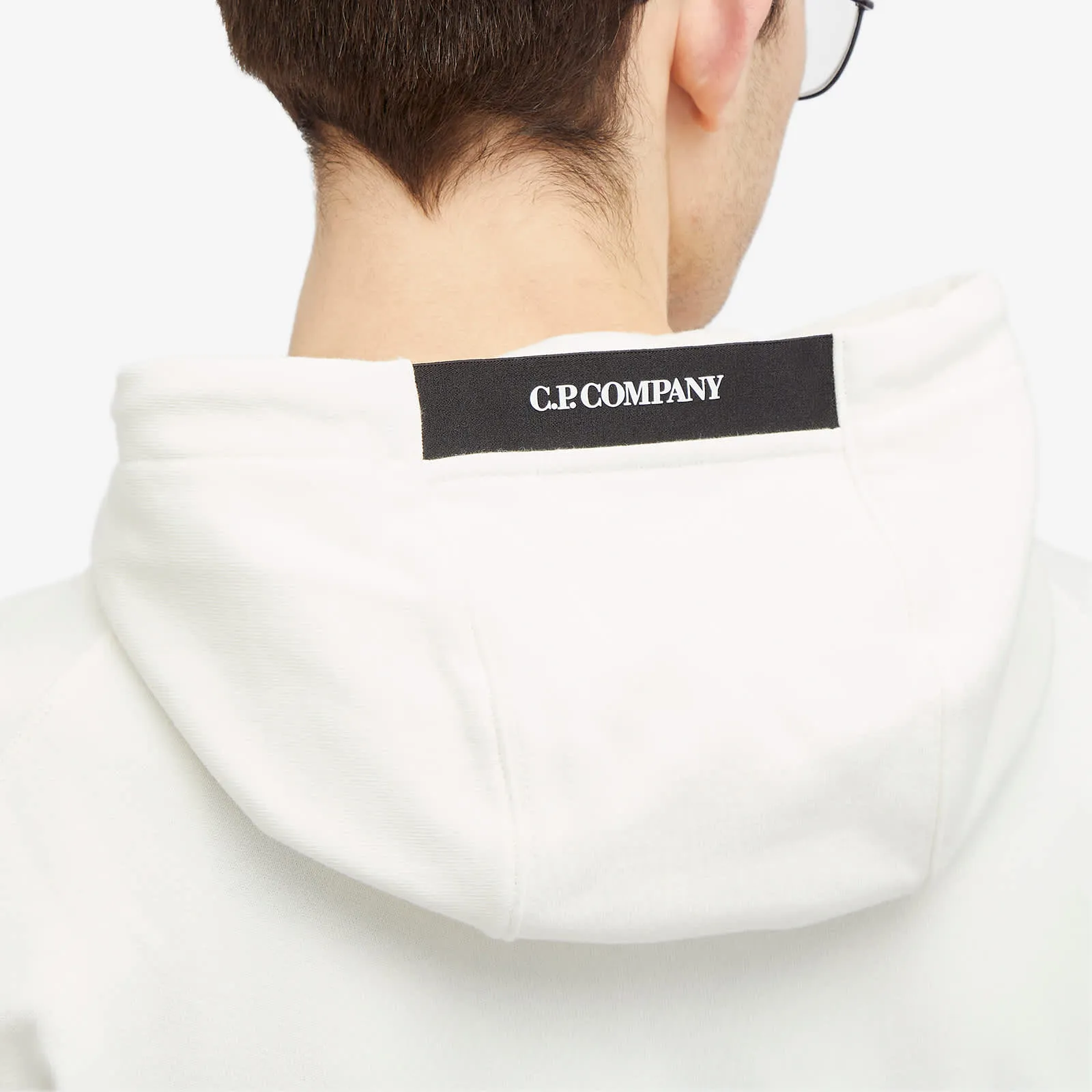 Hoodie C. Company Diagonal Raised Fleece in Gauze White