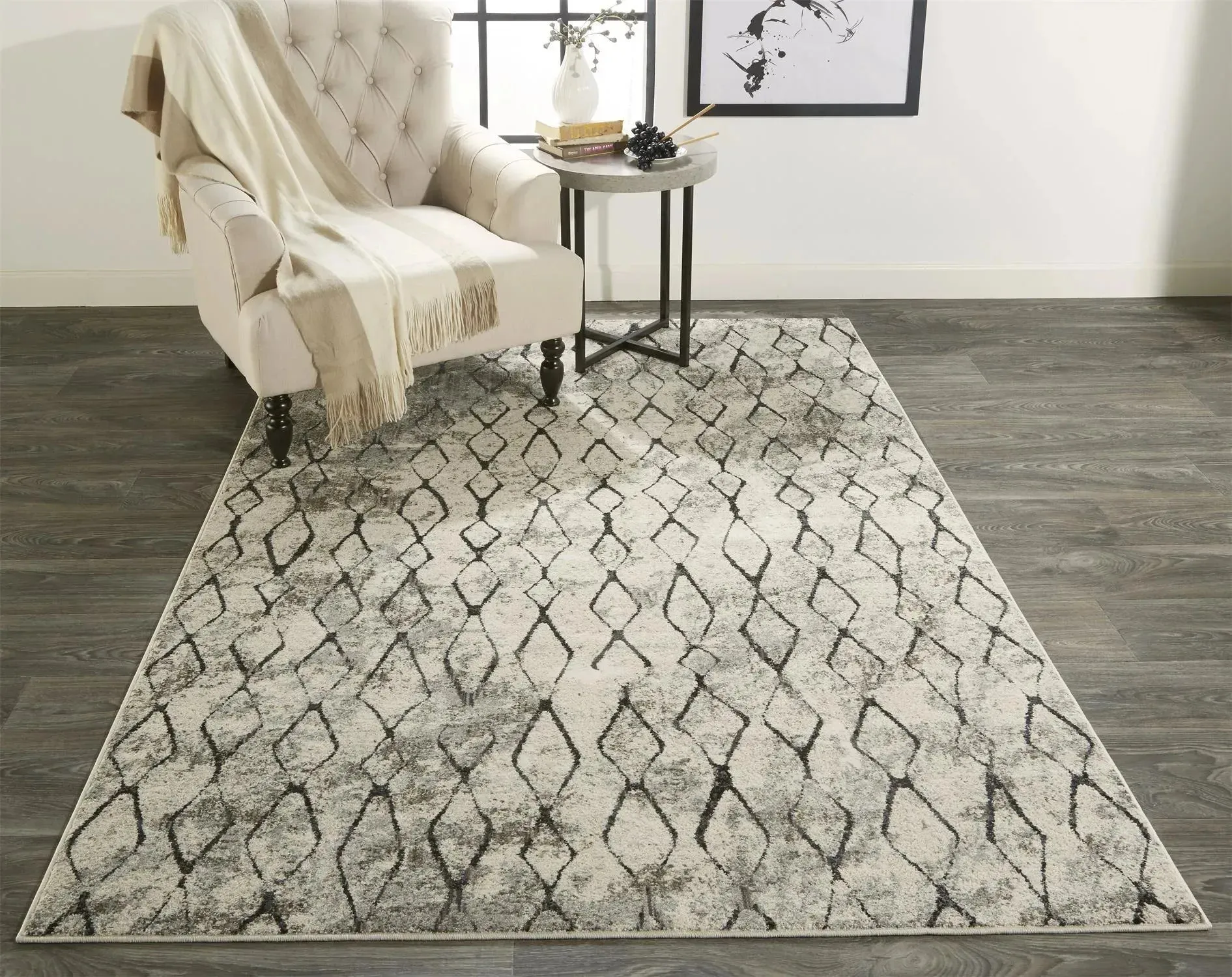 Kano 8643872F Sand/Charcoal Rug