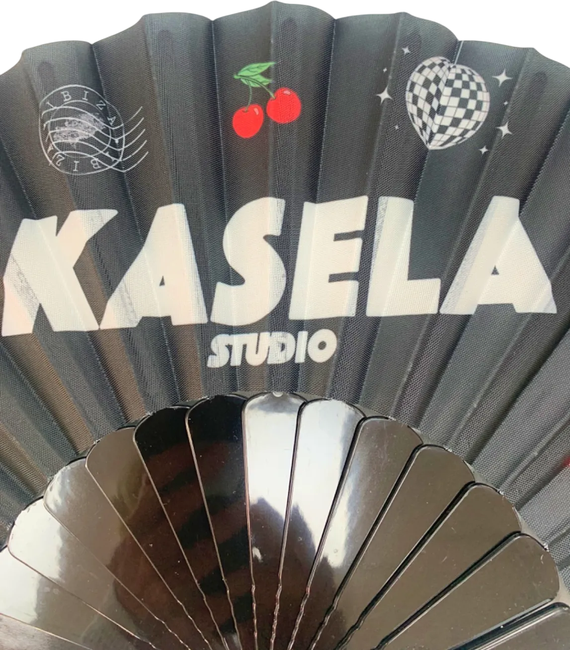 Kasela Studio Black Hand Fan