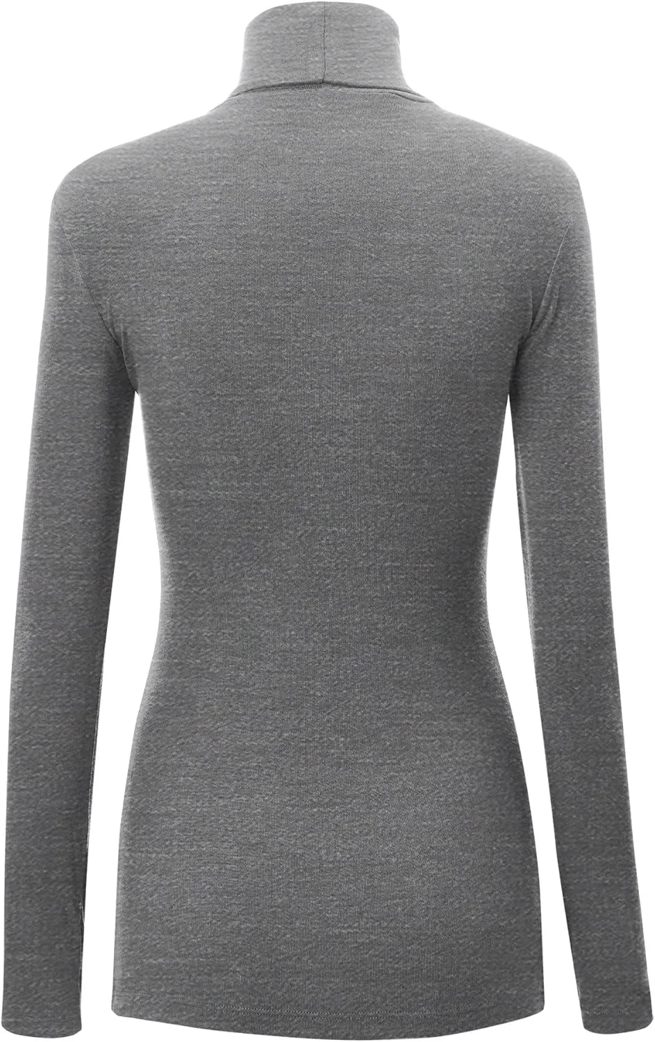 Lock and Love Women's Lightweight Long Sleeve Cozy Stylilsh Turtleneck Top Pullover Sweater