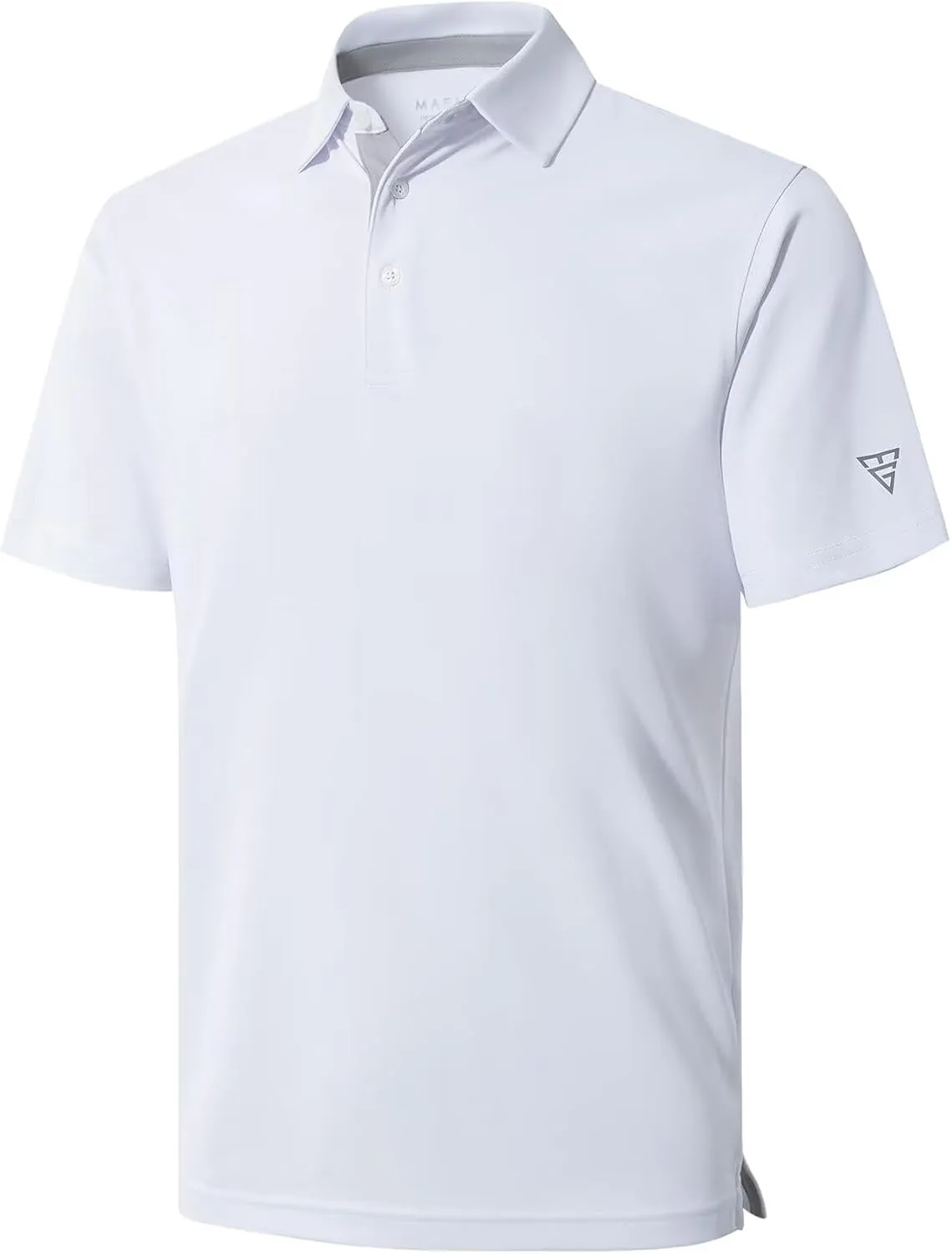 Mens Golf Shirt Short and Long Sleeve Moisture Wicking Dry Fit Performance Solid Casual Pique Golf Polo Shirts for Men