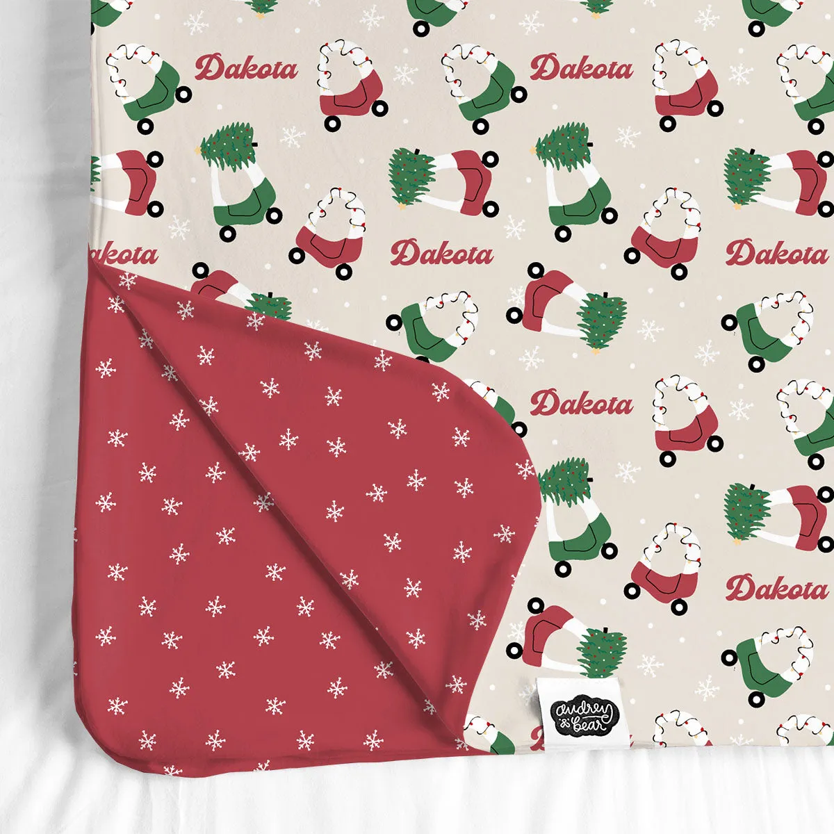 Personalized Big Bear Swaddle Blanket | Cozy Coupes