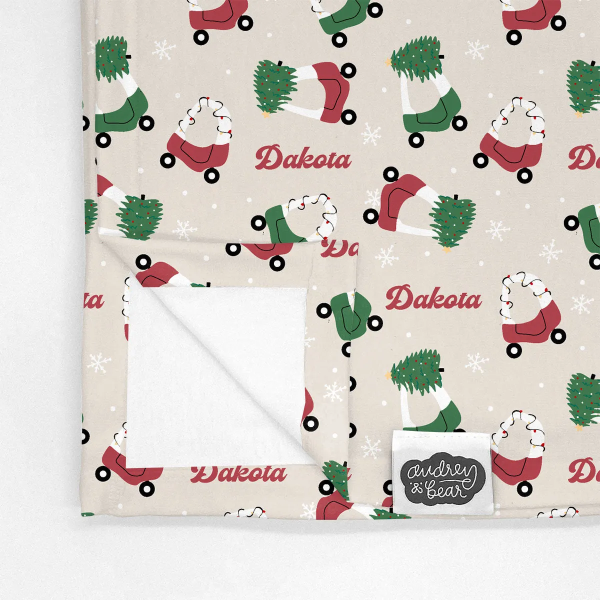Personalized Big Bear Swaddle Blanket | Cozy Coupes