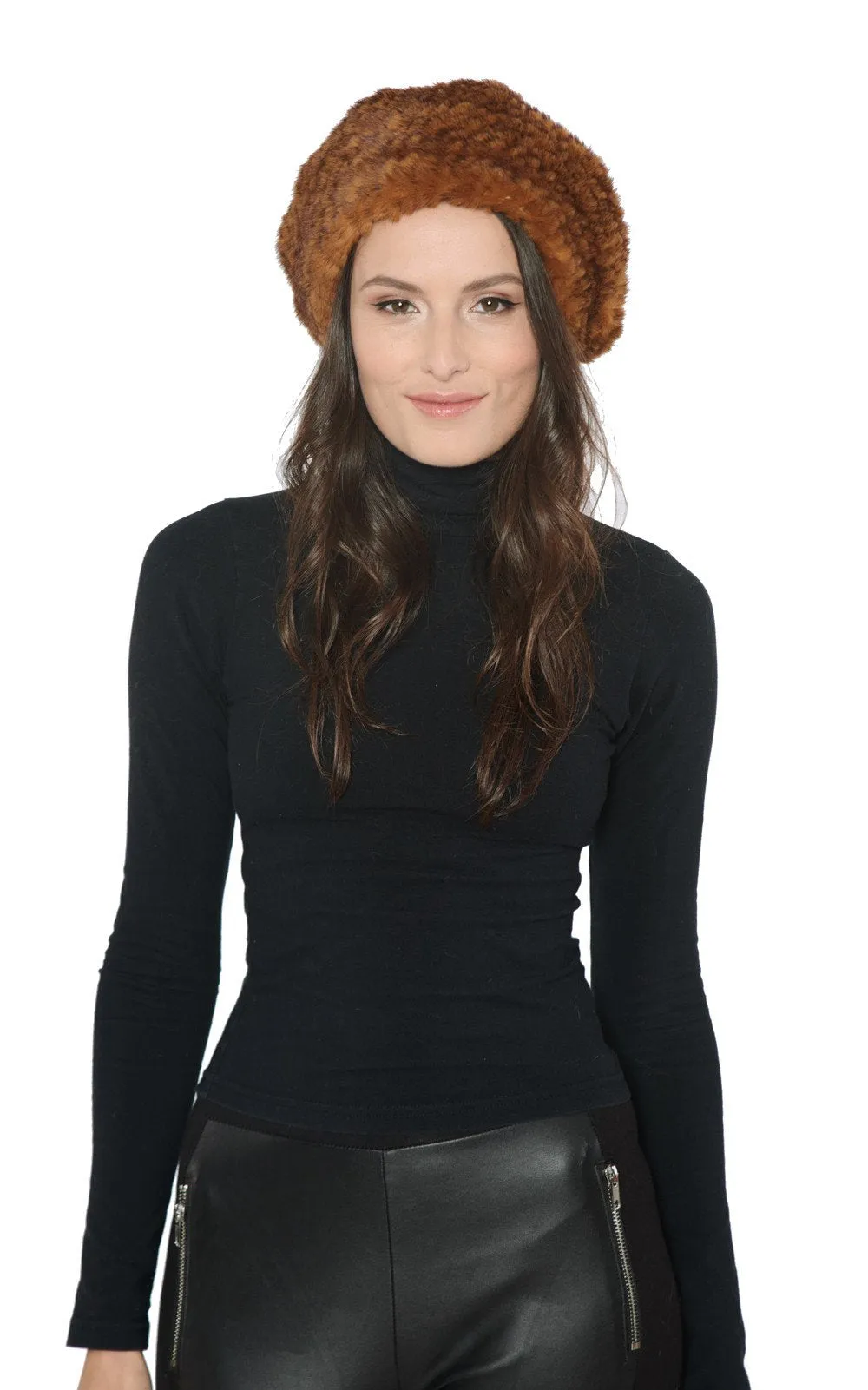 SYDNEY - Knitted Mink Beret